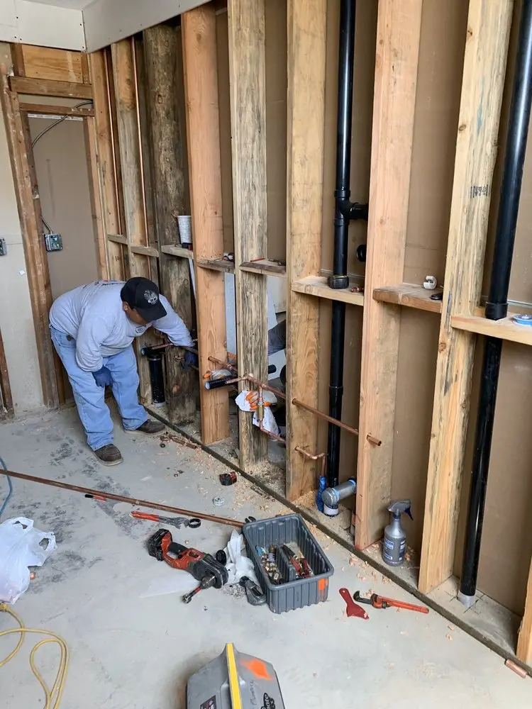 Commercial rough-in plumbing for Trenchless Sewer Repair in Allingtown